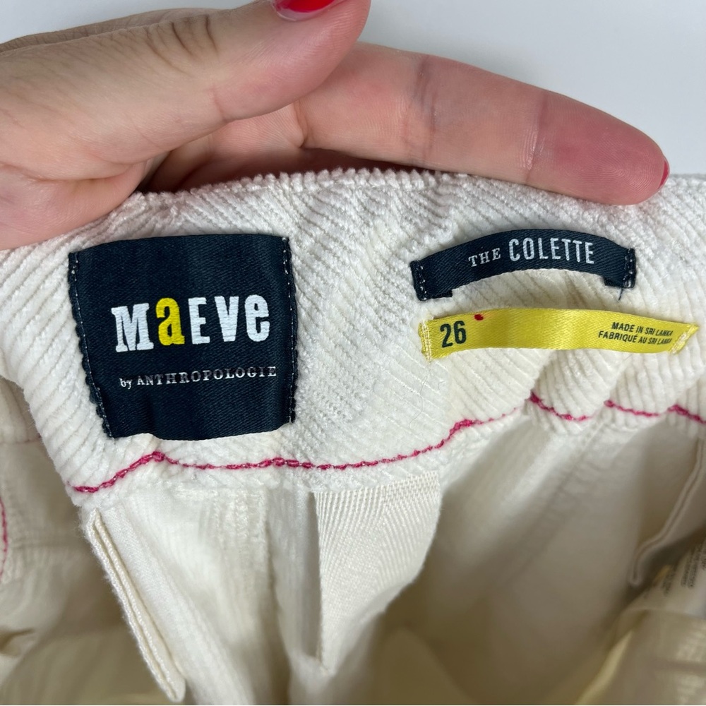 Maeve Colette corduroy crop wide leg pants - Picture 9 of 9
